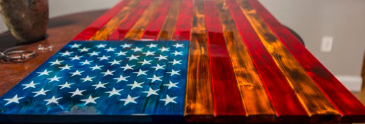 Rustic American Flag