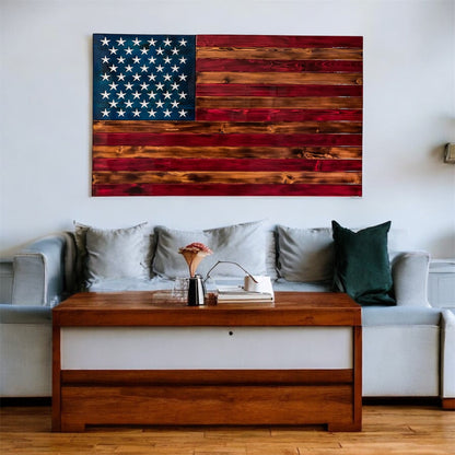 Rustic American Flag